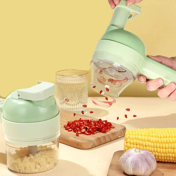 קוצץ ירקות חשמלי 4 ב־1