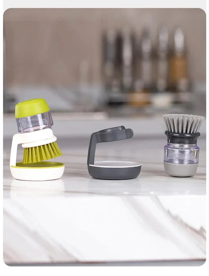 מברשת כלים עם מיכל סבון