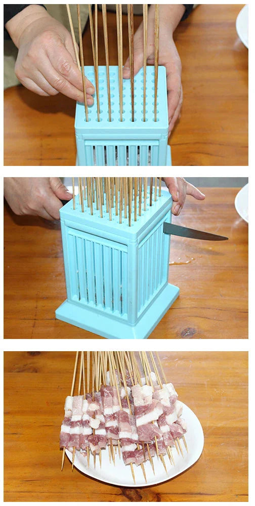 מכונת שיפודים ביתית - 49 חורים לשיפוד מהיר